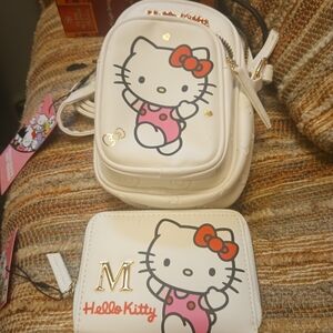 Hello Kitty Cream and Pink Kids Bag Set